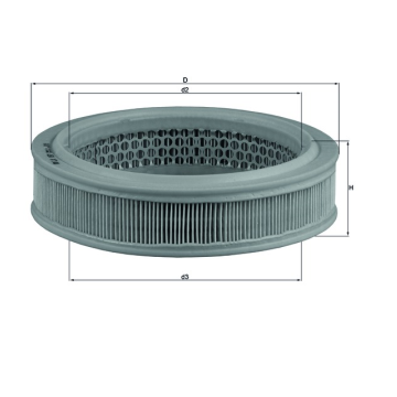 knecht LX 157/ Filtro de Aire